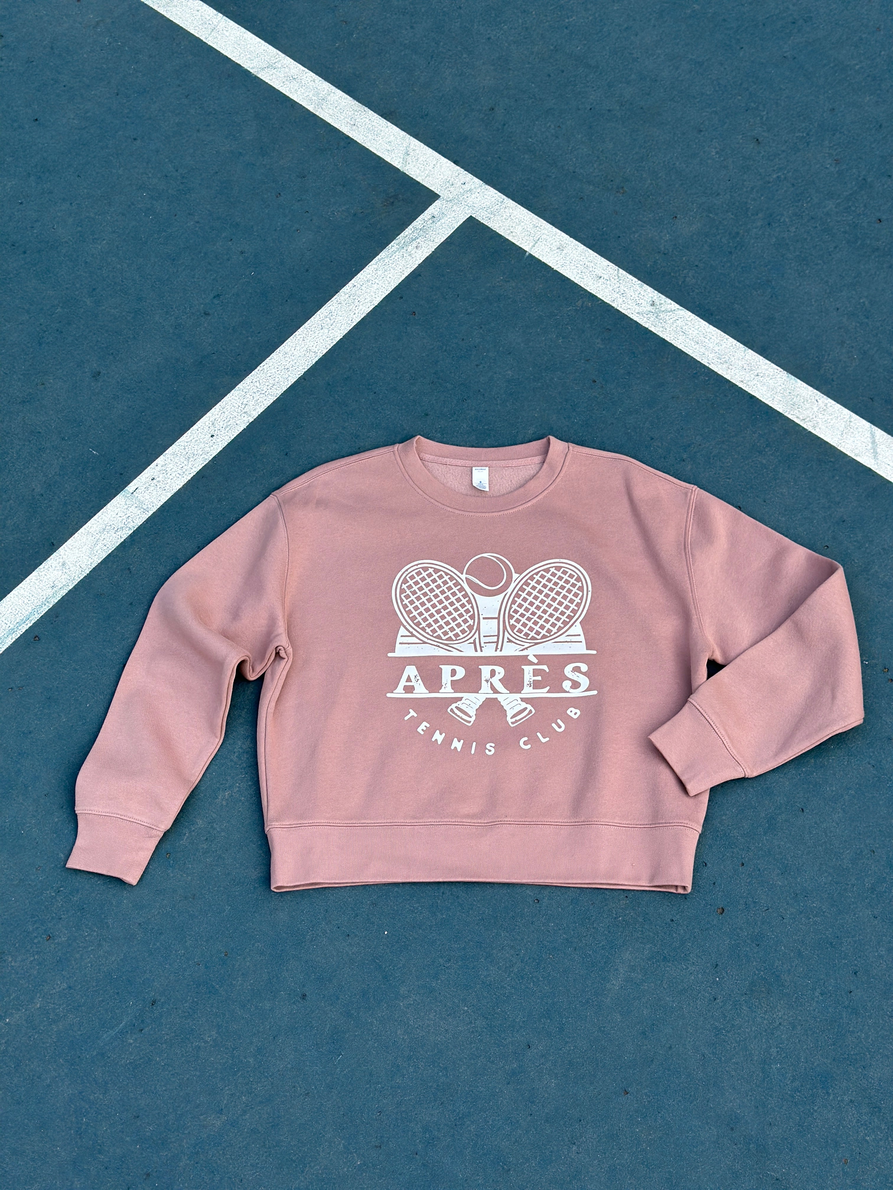 APRÈS TENNIS CLUB LOGO CREWNECK - Limited Edition