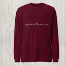 APRÈS TENNIS SCRIPT LONG SLEEVE TEE