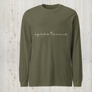 APRÈS TENNIS SCRIPT LONG SLEEVE TEE