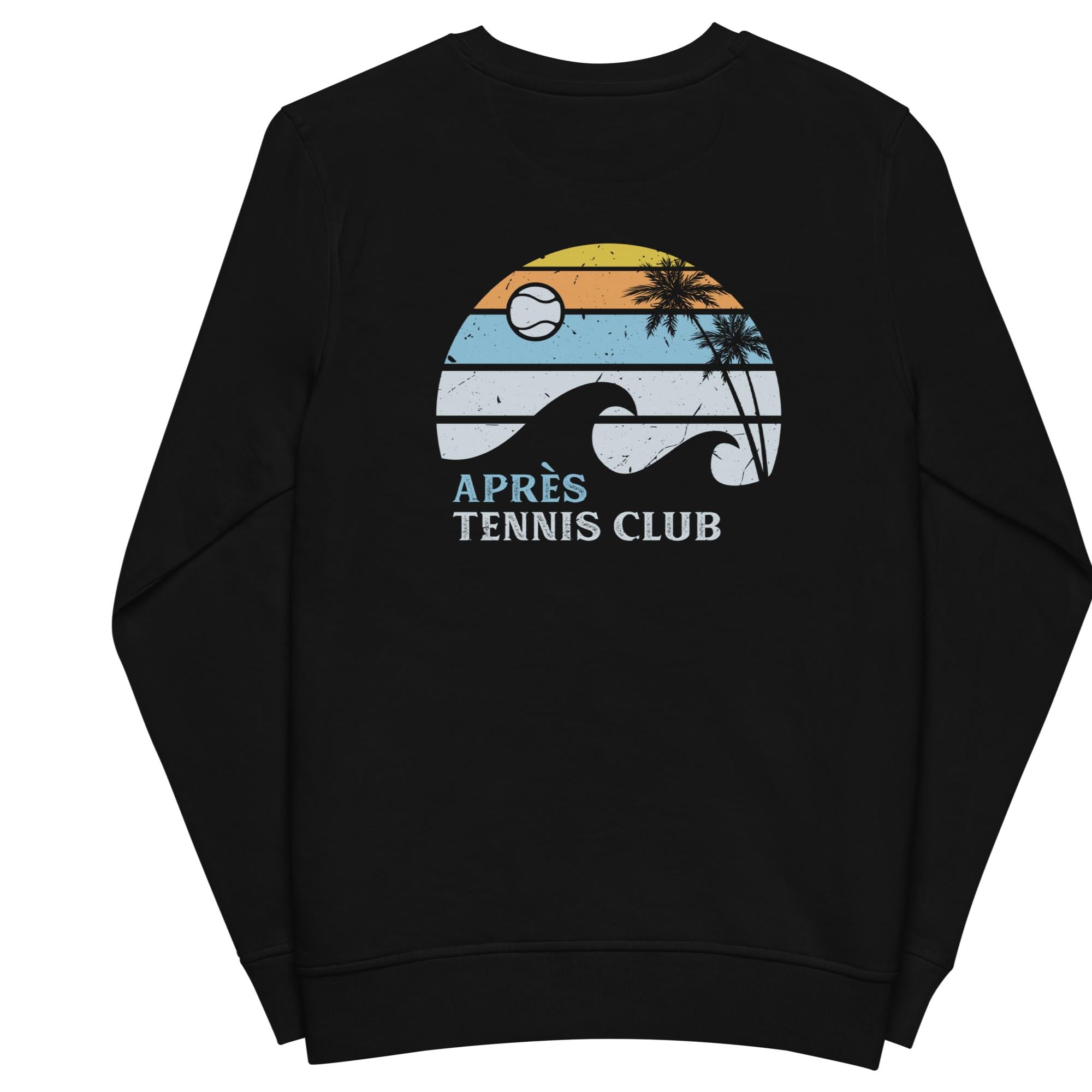 APRÈS TENNIS CLUB WAVES ORGANIC COTTON SWEATSHIRT