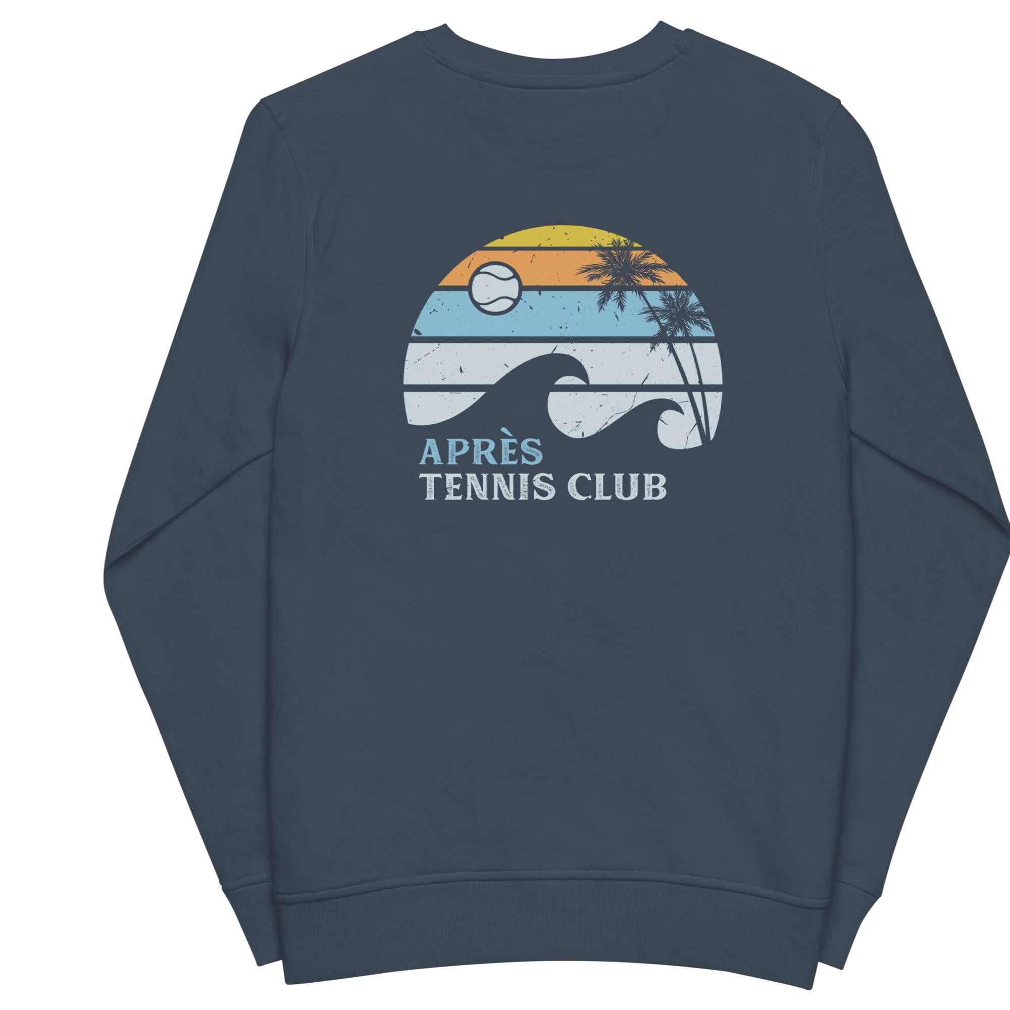 APRÈS TENNIS CLUB WAVES ORGANIC COTTON SWEATSHIRT