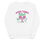 APRÈS TENNIS CLUB RACKETS & PALMS ORGANIC SWEATSHIRT