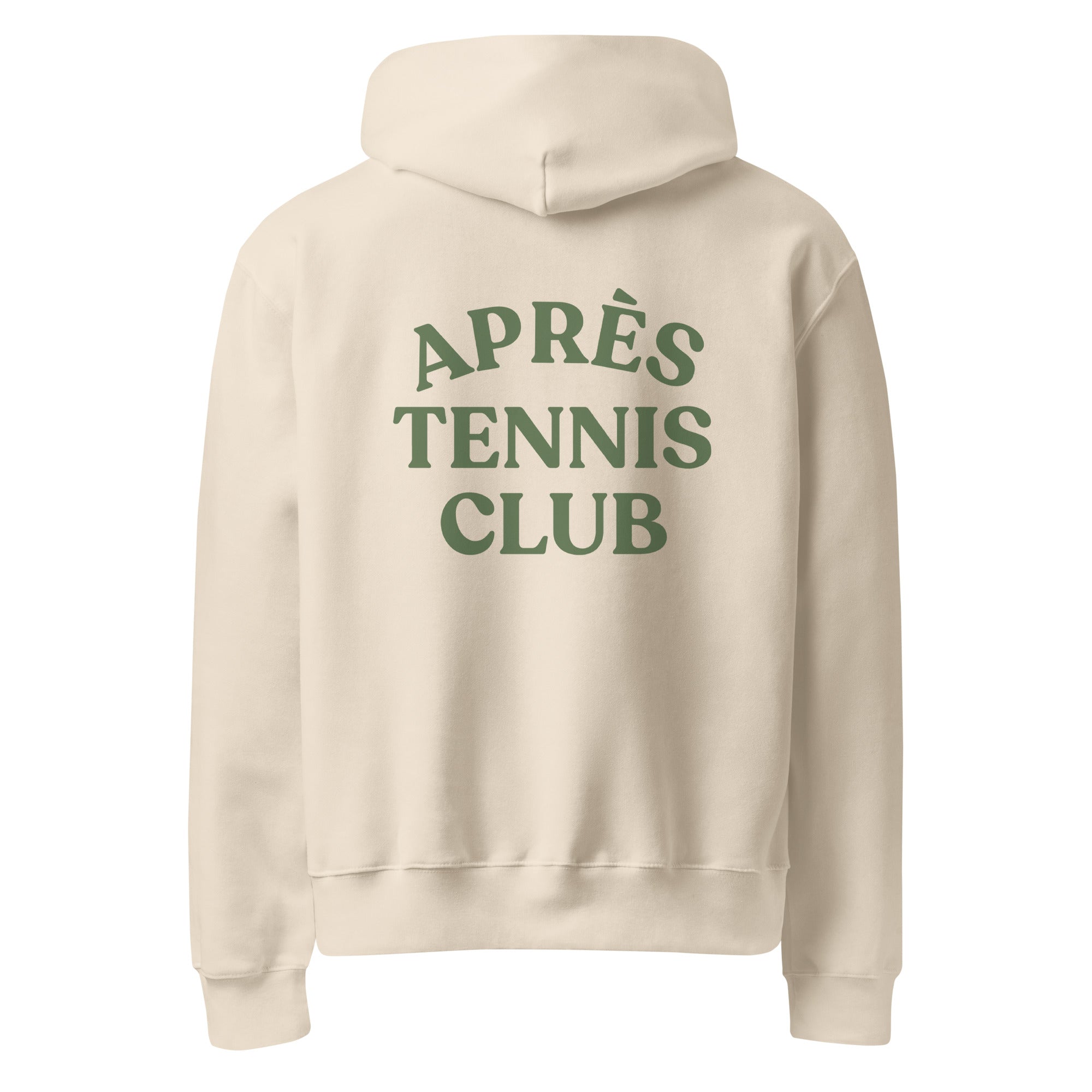 APRÈS TENNIS CLUB HOODIE — Court Green Edition