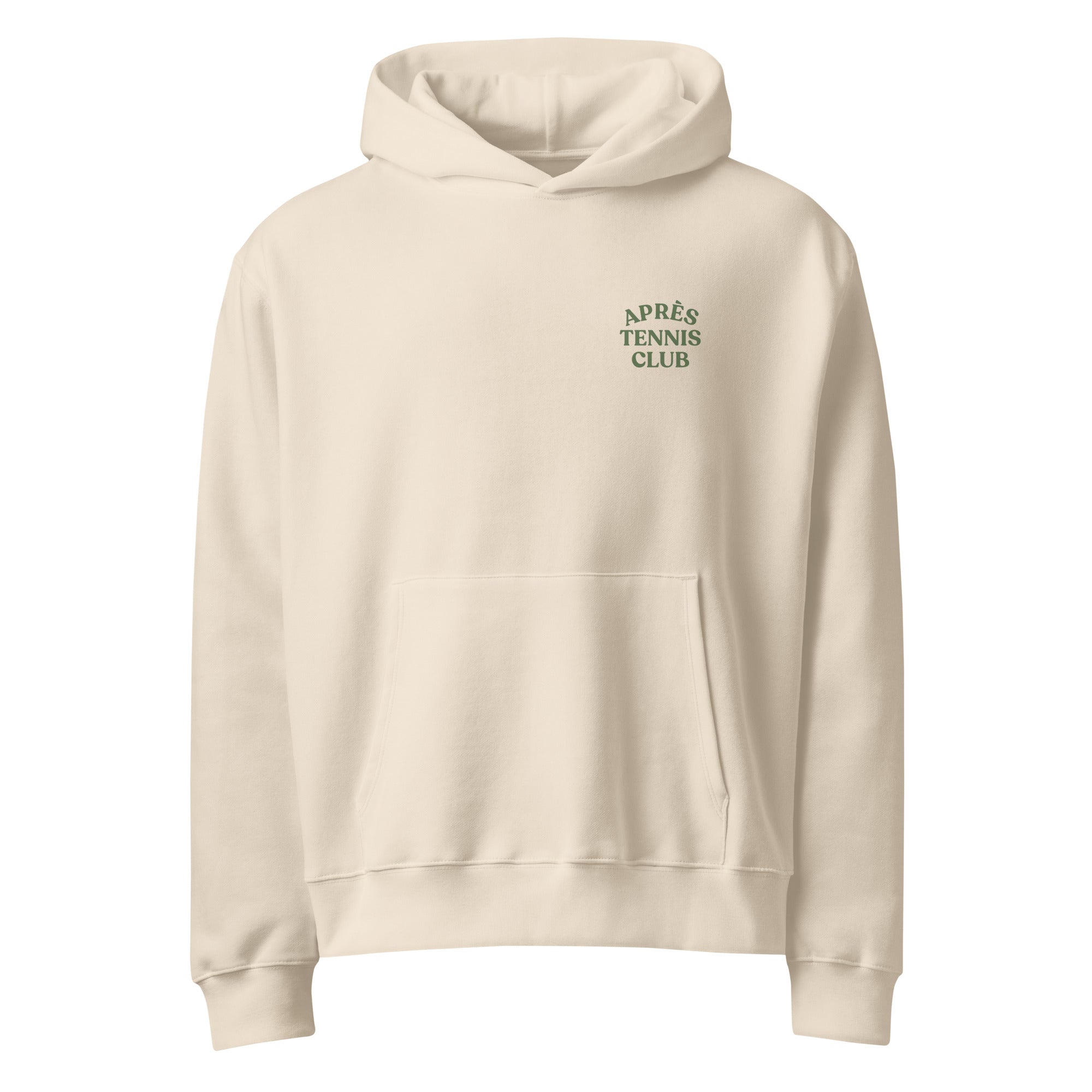 APRÈS TENNIS CLUB HOODIE — Court Green Edition