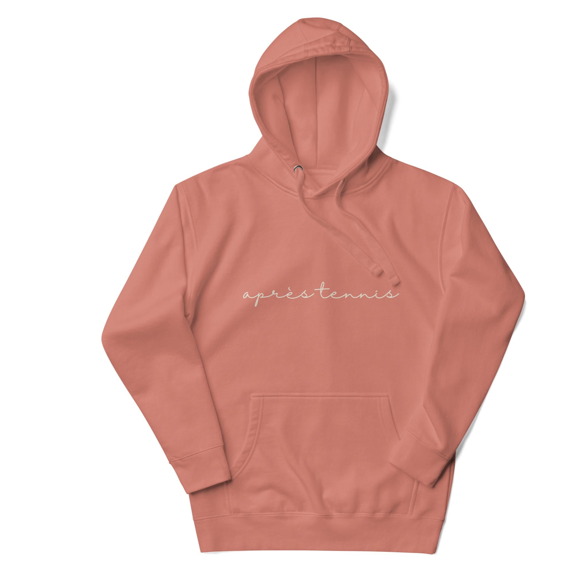 APRÈS TENNIS SCRIPT HOODIE