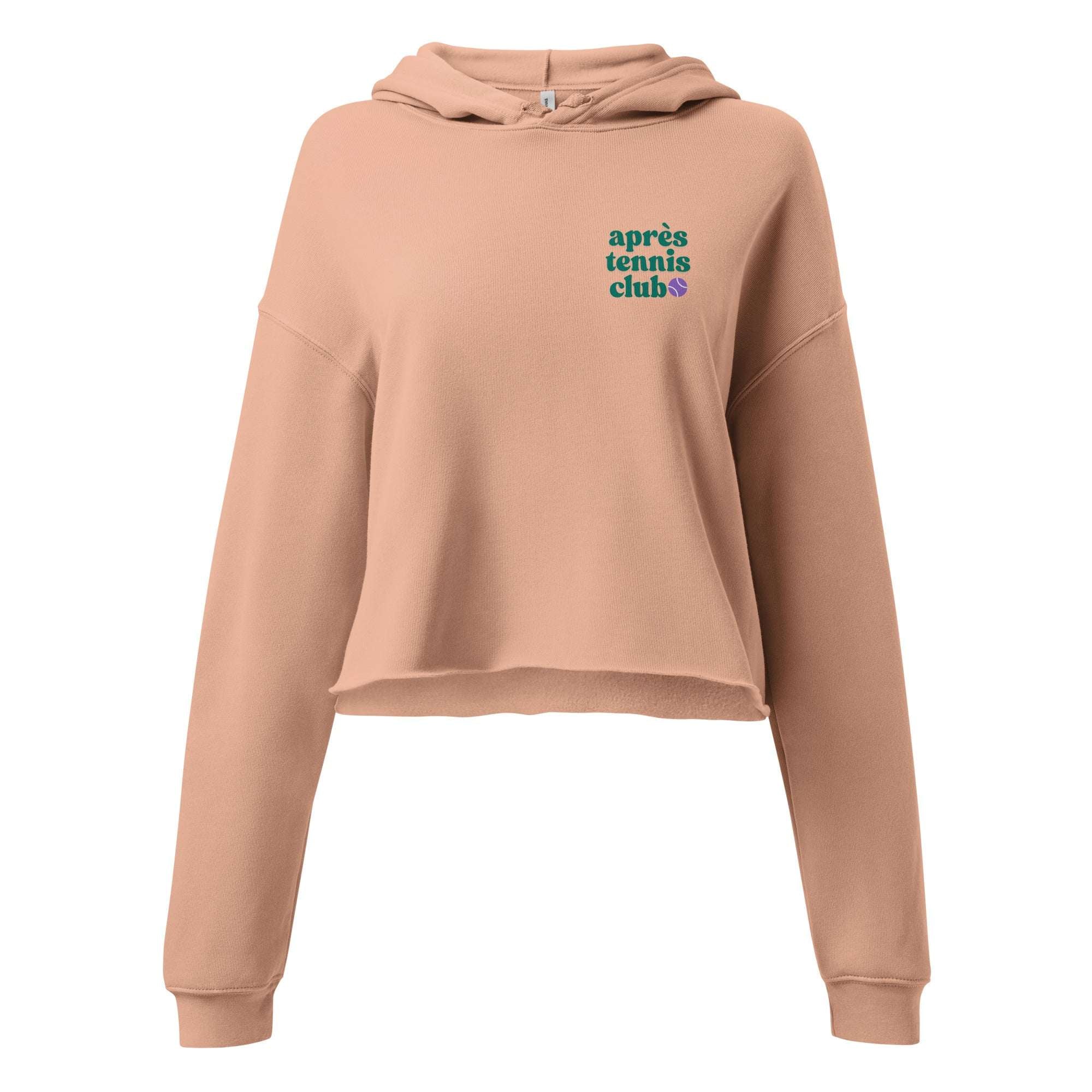 THE ORIGINAL APRÈS TENNIS CLUB CROPPED HOODIE