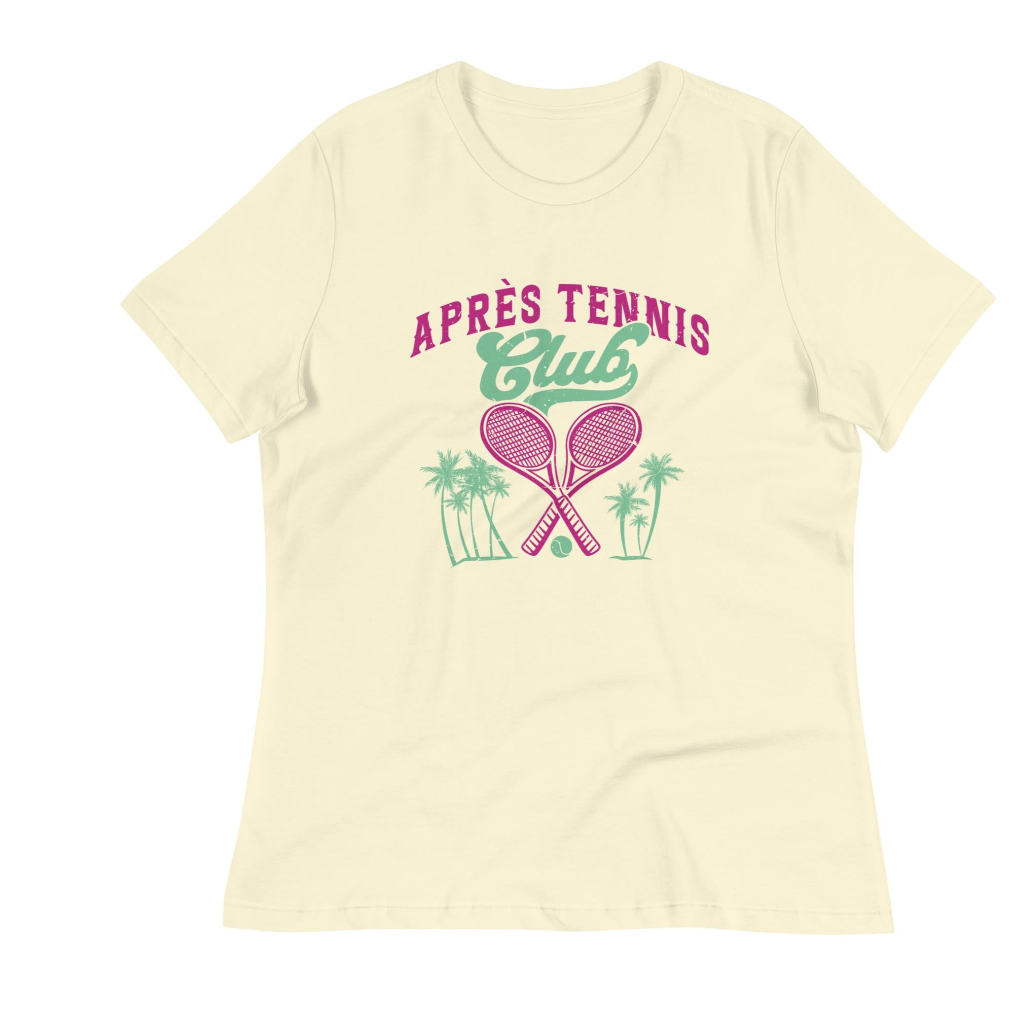 APRÈS TENNIS CLUB RACKETS & PALMS TEE