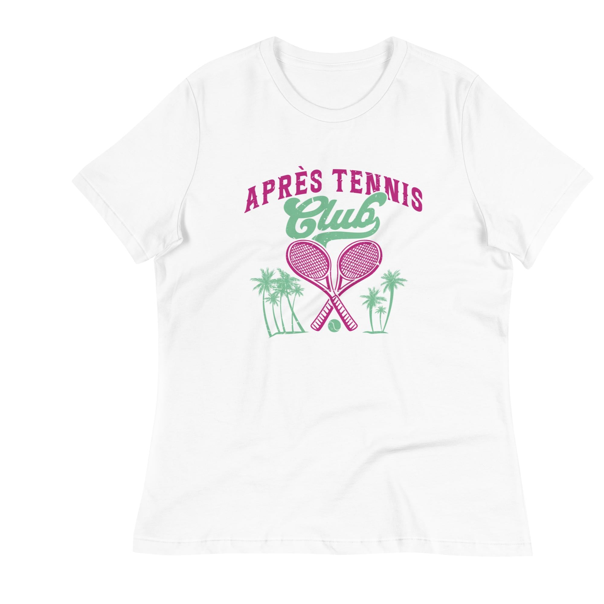 APRÈS TENNIS CLUB RACKETS & PALMS TEE